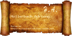 Hollerbach Adrienn névjegykártya